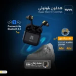هدفون بلوتوثی مدل M10 درگاه شارژ microUSB، دارای نشانگر LED، قابلیت استفاده به عنوان پاوربانک - Image 4